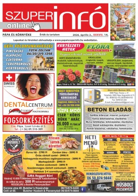 Pápa és Környéke Szuperinfó