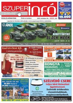 Pápa és Környéke Szuperinfó