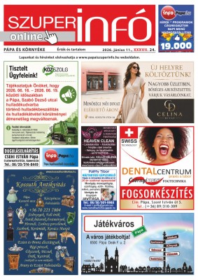 Pápa és Környéke Szuperinfó