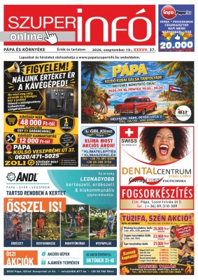 Pápa és Környéke Szuperinfó