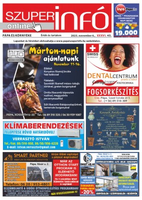 Pápa és Környéke Szuperinfó