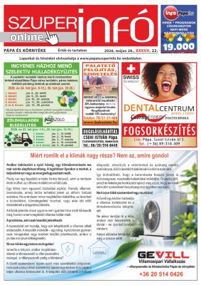 Pápa és Környéke Szuperinfó