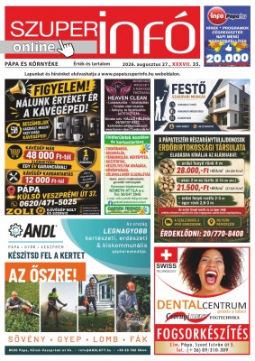 Pápa és Környéke Szuperinfó