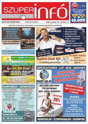 Pápa és Környéke Szuperinfó