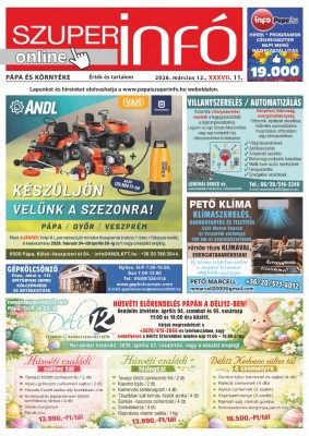 Pápa és Környéke Szuperinfó