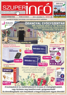 Pápa és Környéke Szuperinfó