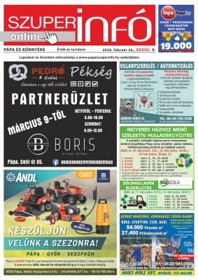 Pápa és Környéke Szuperinfó