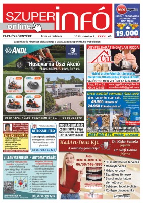Pápa és Környéke Szuperinfó