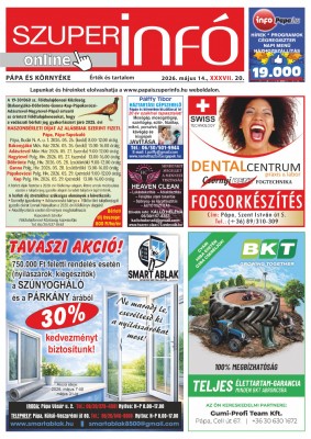 Pápa és Környéke Szuperinfó