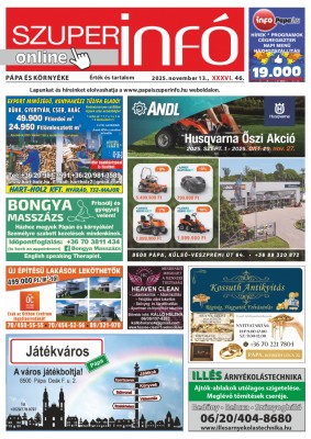 Pápa és Környéke Szuperinfó