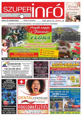 Pápa és Környéke Szuperinfó