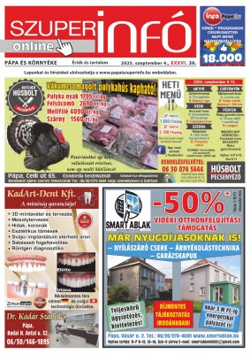 Pápa és Környéke Szuperinfó